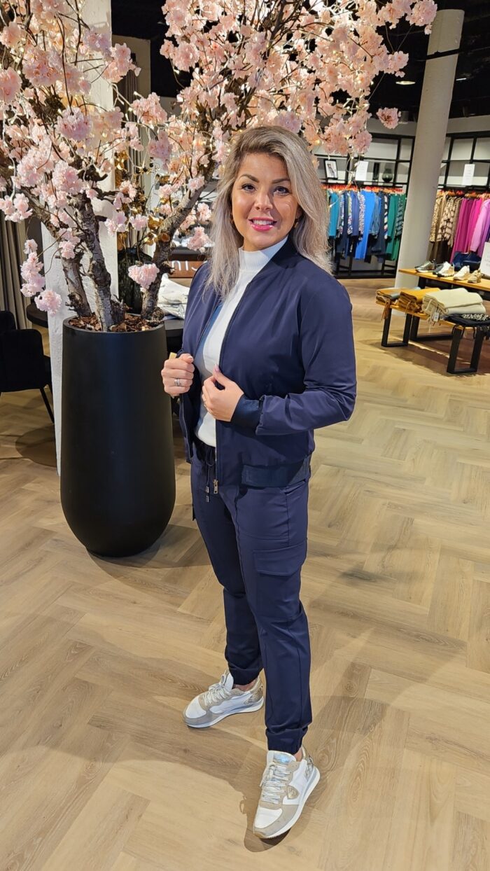 Mi Piaci cargobroek navy - Afbeelding 2