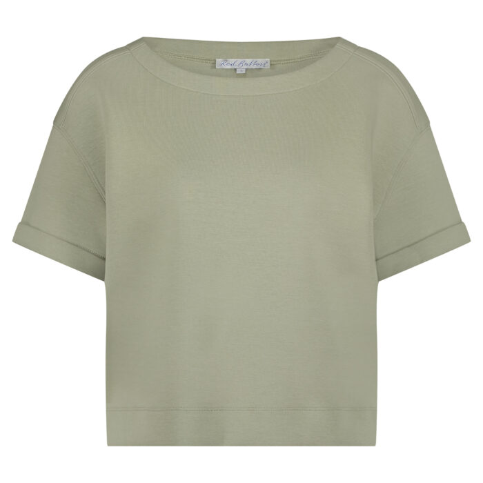 Red Button Skyler scuba top summer sage