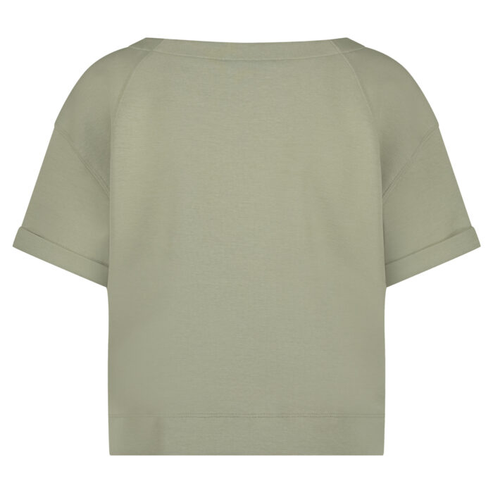 Red Button Skyler scuba top summer sage - Afbeelding 2