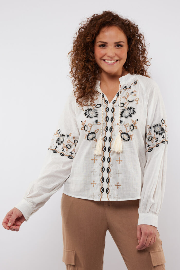 C&S Gerby Blouse wit
