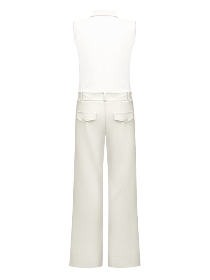 Triple Nine Jumpsuite off white creme - Afbeelding 2