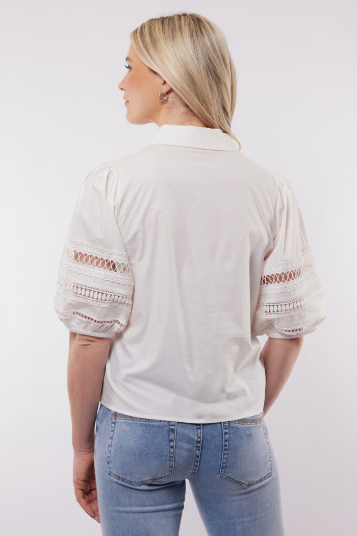 C&S Santa cruz blouse off white - Afbeelding 2