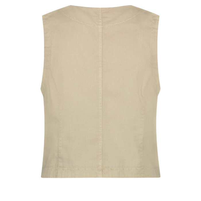 Red Button Waistcoat gilet - Afbeelding 2