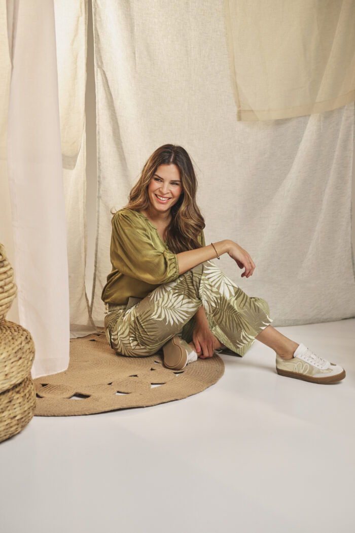 Zoso Amee travel broek green
