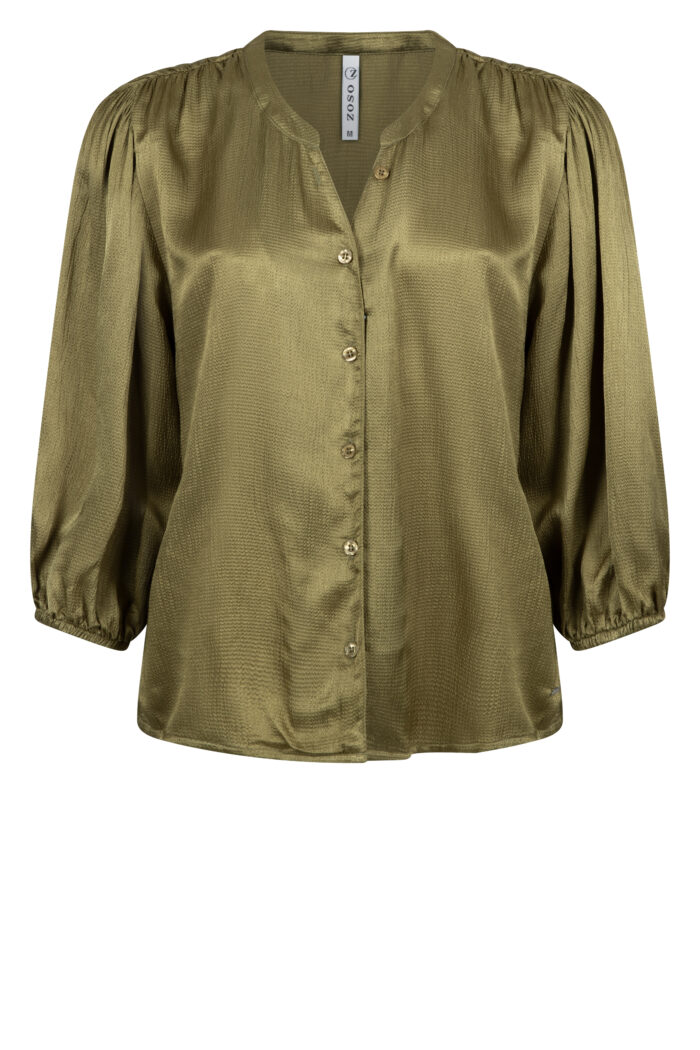 Zoso Jennifer blouse green - Afbeelding 3