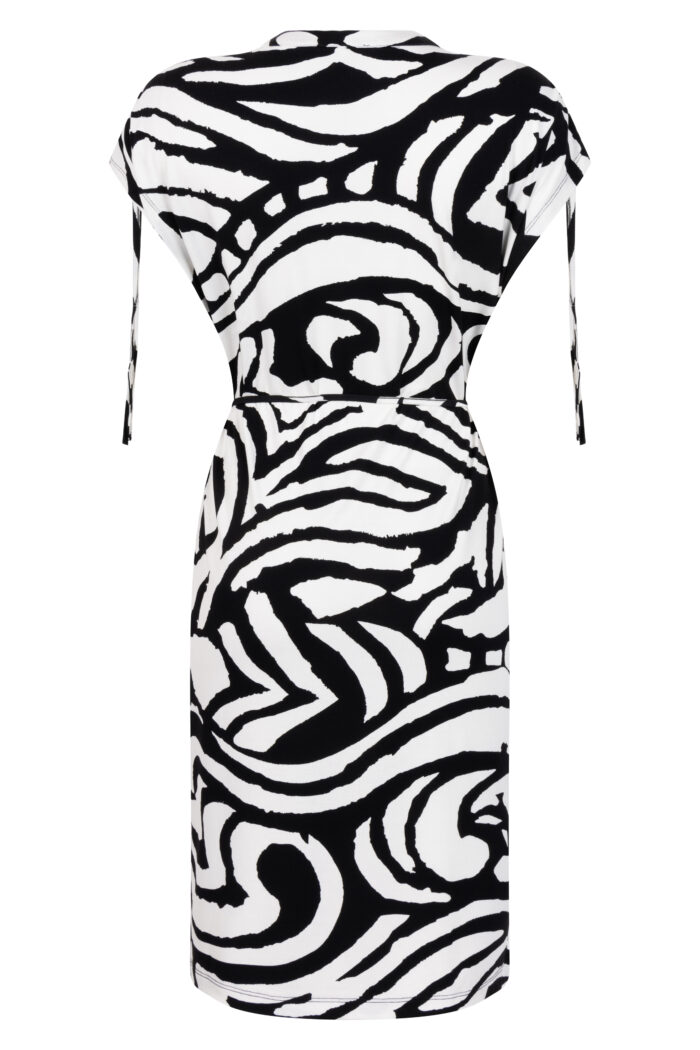 Zoso Daisy jurk zwart-wit - Afbeelding 3