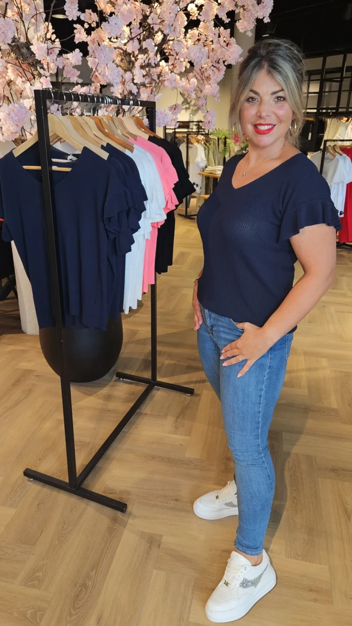 Triple nine Ana top navy