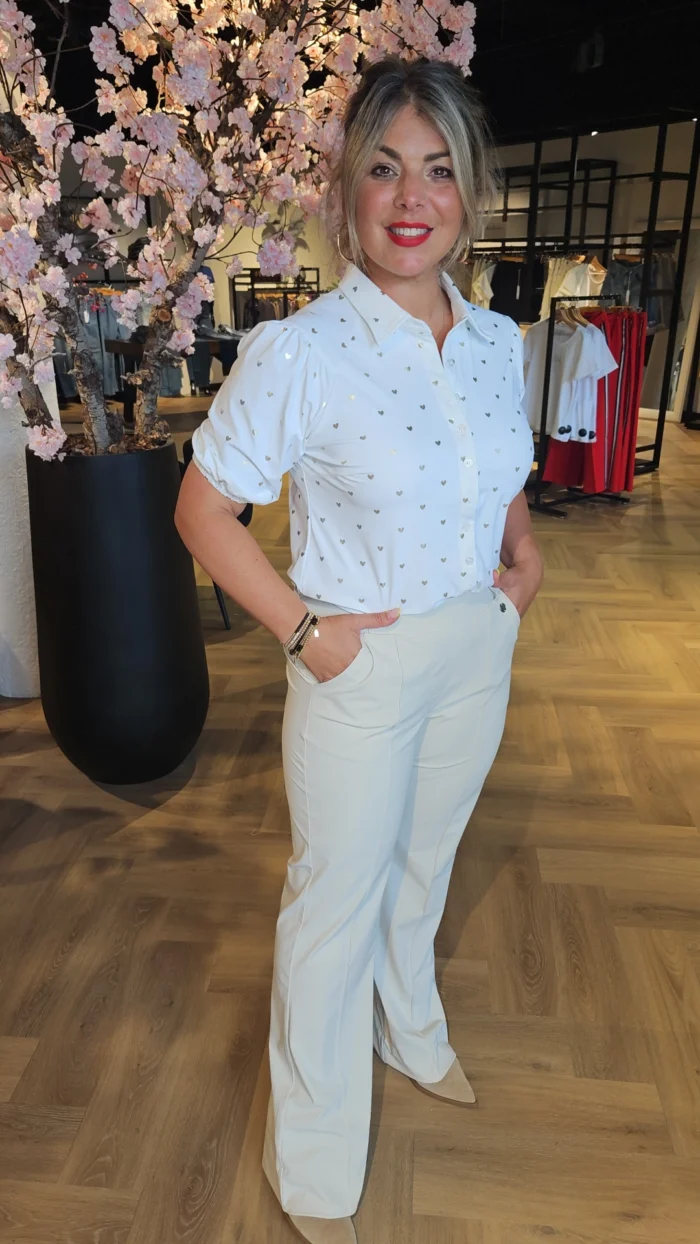 Triple Nine Blouse Gold Hart