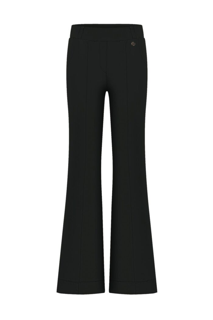 Triple Nine broek flared zwart