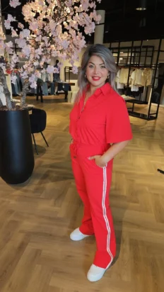 Mi Piaci Blouse wijde rood