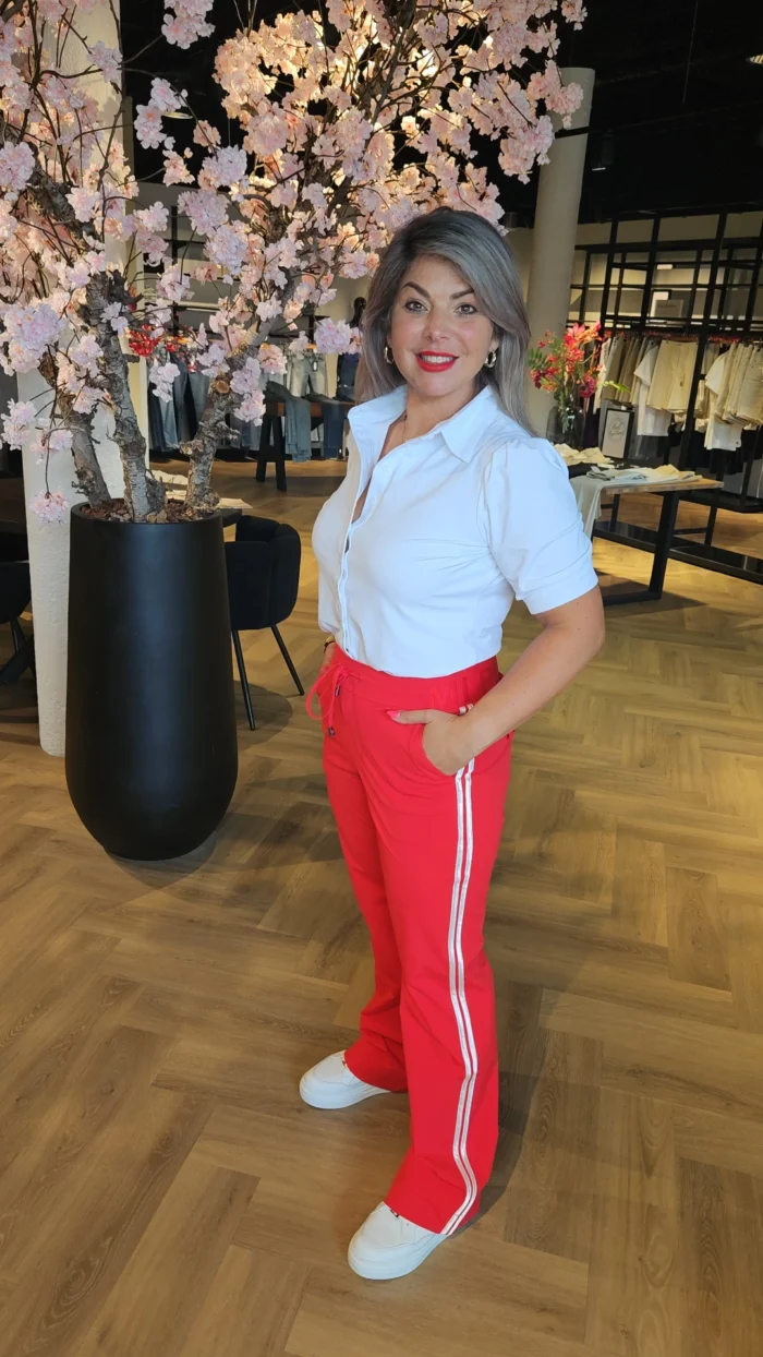 Mi Piaci Blouse pofmouw off white