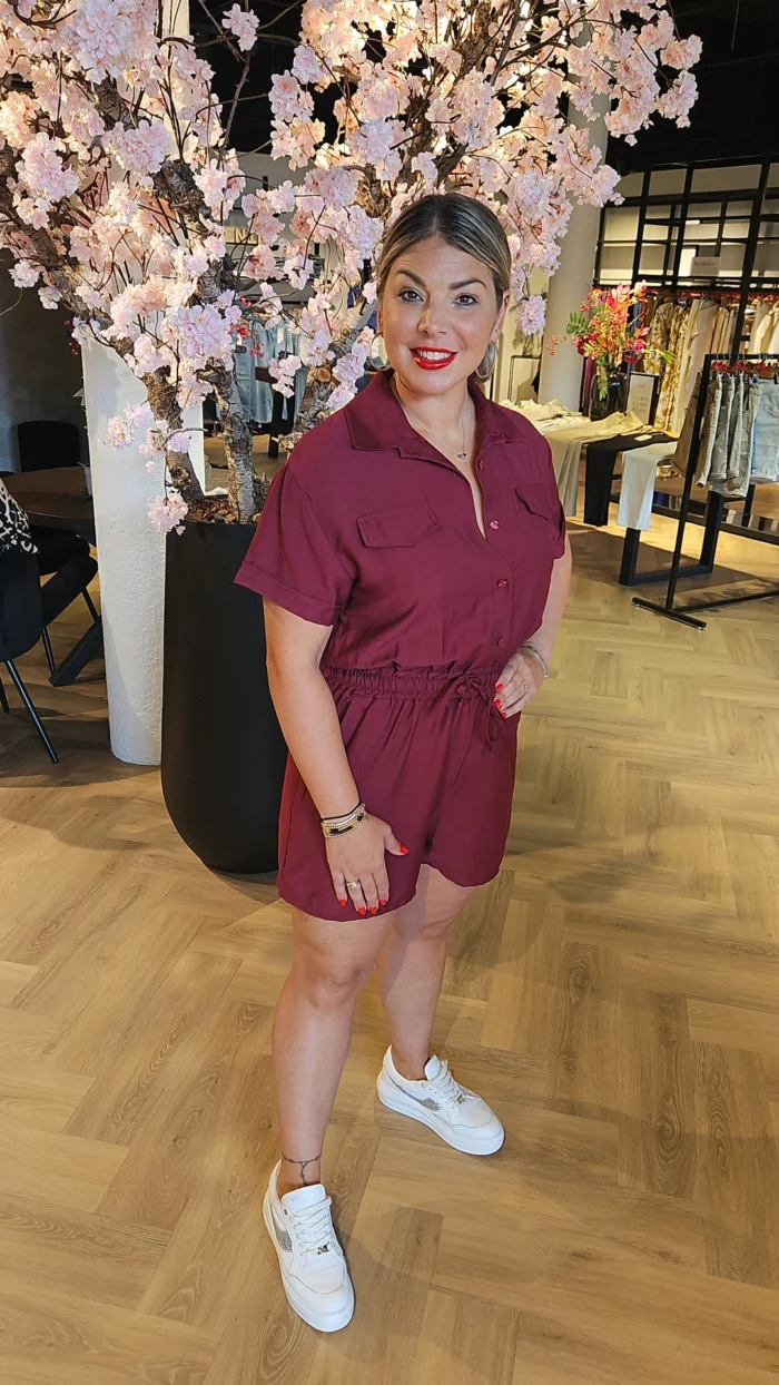 Carolina jumpsuit bordeaux