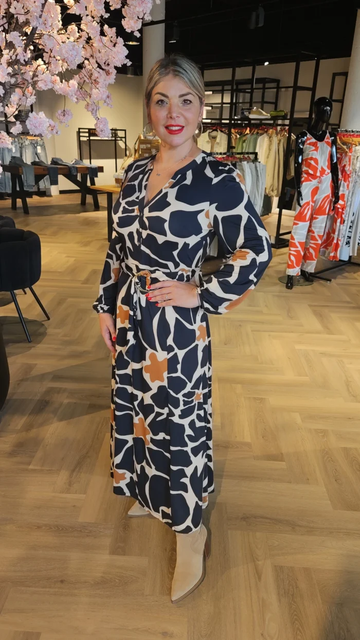 Kdesign B302 maxi jurk