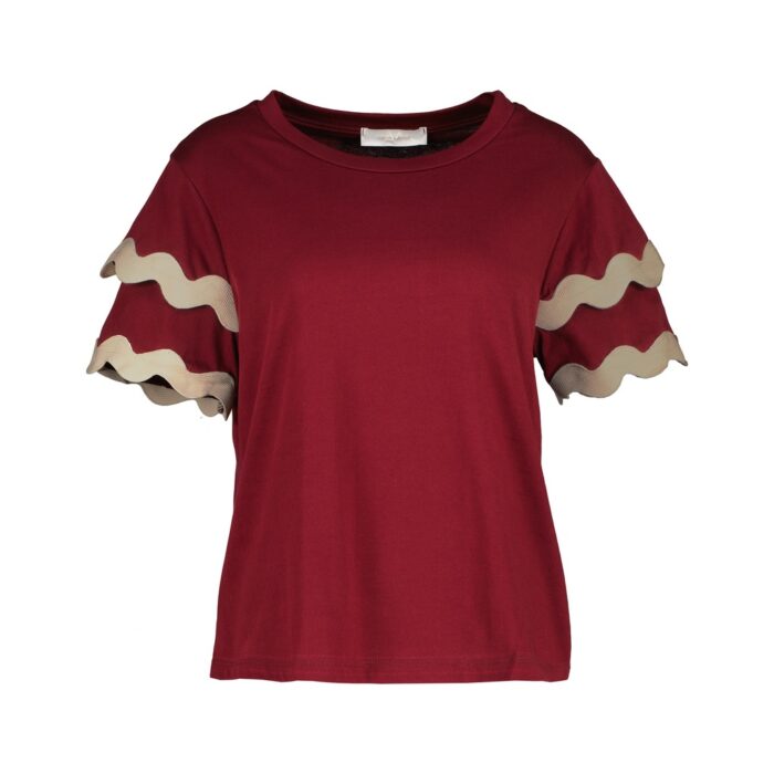 Amelie Acerra top bordeaux
