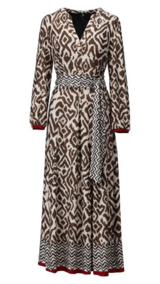 Kdesign B343 maxi jurk met design