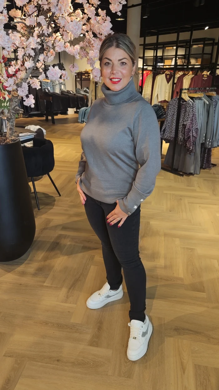 Revore Yara grey trui - Afbeelding 3