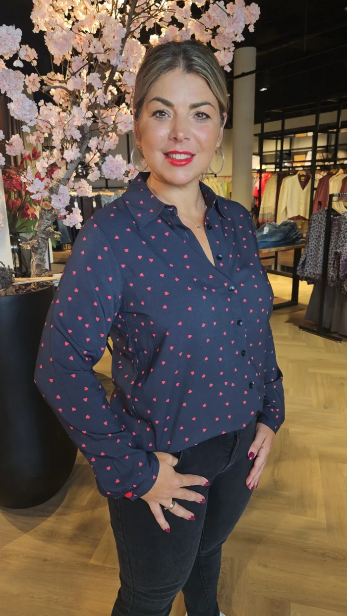 Revore Seven heart blouse
