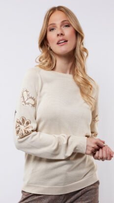 C&S Anouk pullover sand