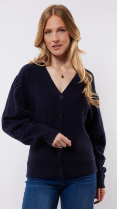 C&S Chloe knit cardigan blauw