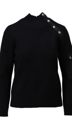 Kdesign B841 pull met kraag zwart
