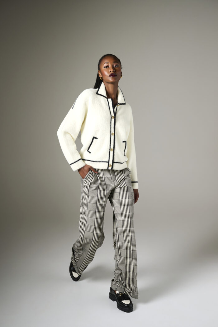 Kdesign B846 cardigan met knoop