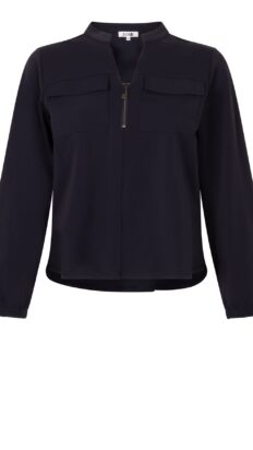 Zoso Naomi longsleeve blouse navy