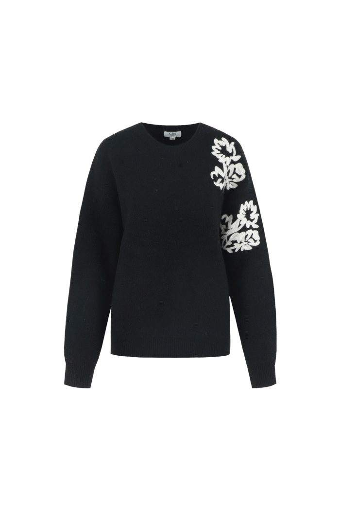 C&S Klaartje knit pull black