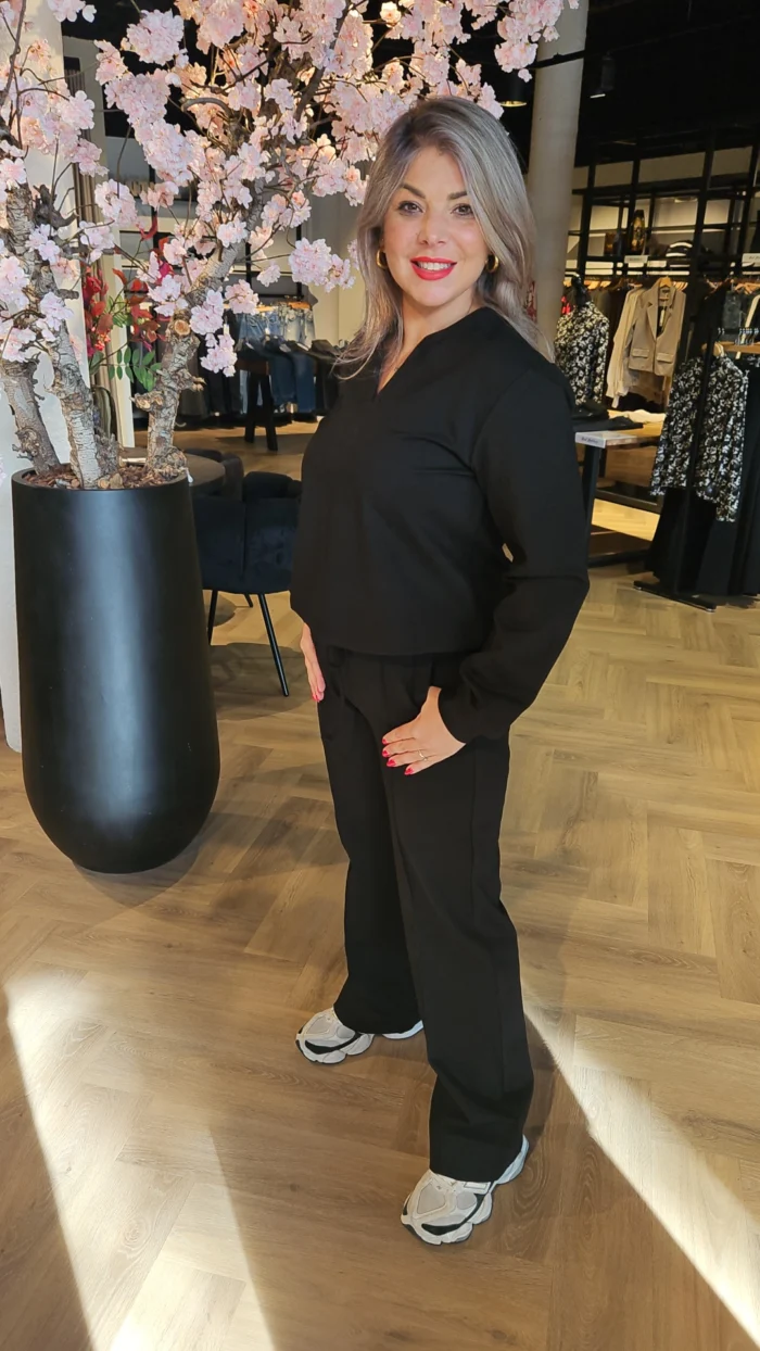 Triple Nine Punto Milano top zwart - Afbeelding 2