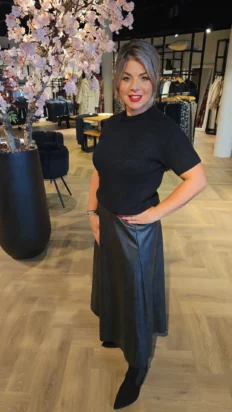 Triple nine Alpaca trui zwart