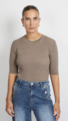 C&S Anne knit pull bronze