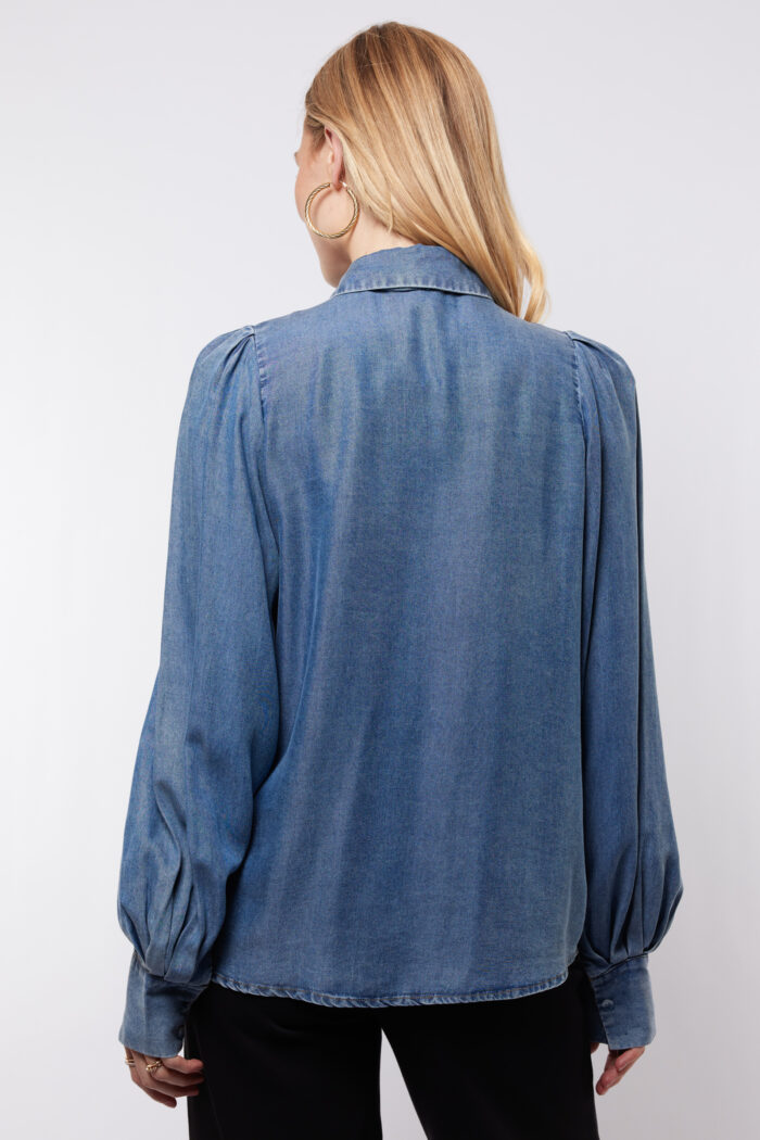 C&S Lissa blouse denim - Afbeelding 2