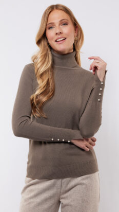 C&S Kalisse knit pull bronze