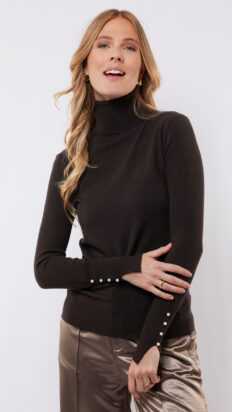 C&S Kalisse knit pull choco