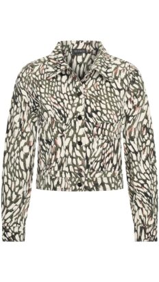 Mi Piaci Jacket cropped Abstracte print