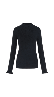 C&S Astrid knit pullover zwart