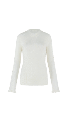 C&S Astrid knit pullover wit