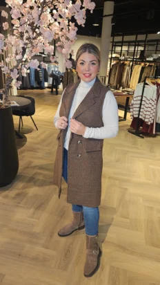 Senorita gilet met knopen knopen