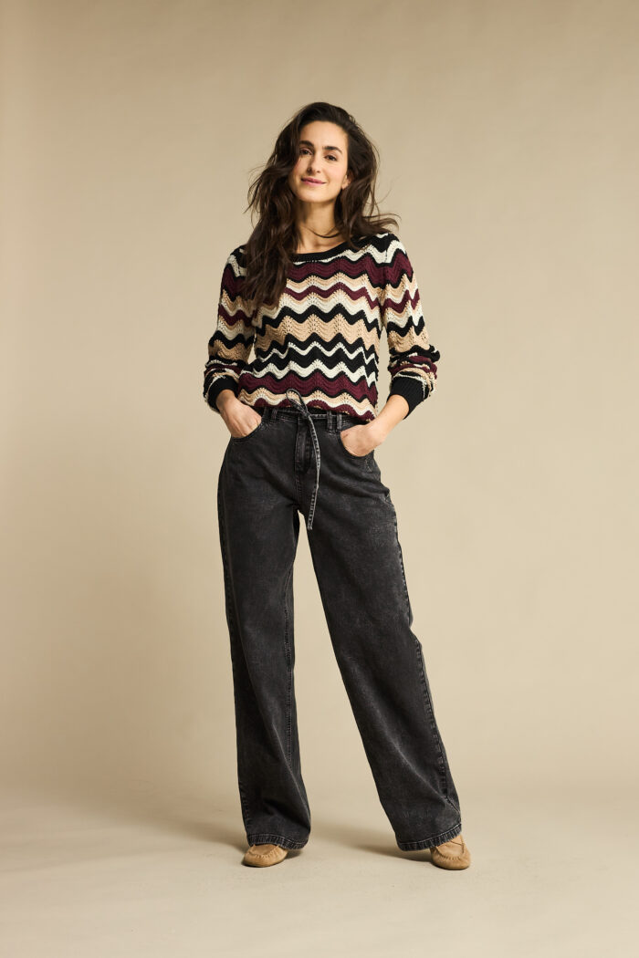 Red Button Fanny Stripe