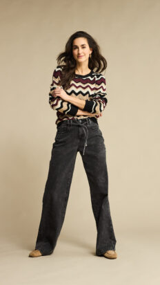 Red Button Claudette black denim