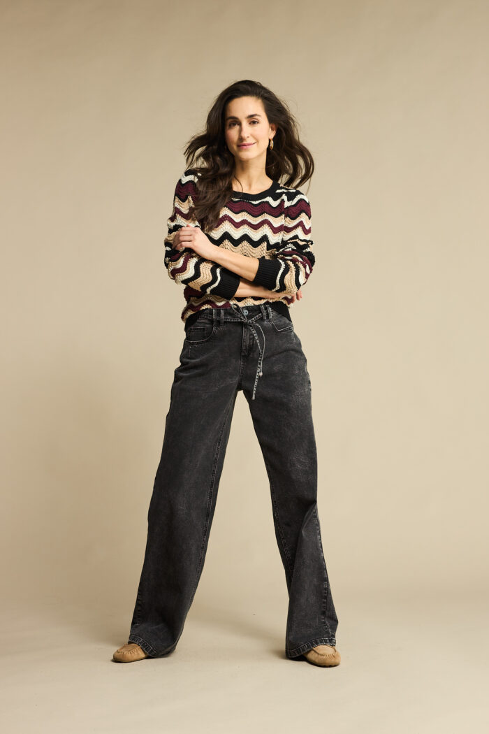 Red Button Claudette black denim
