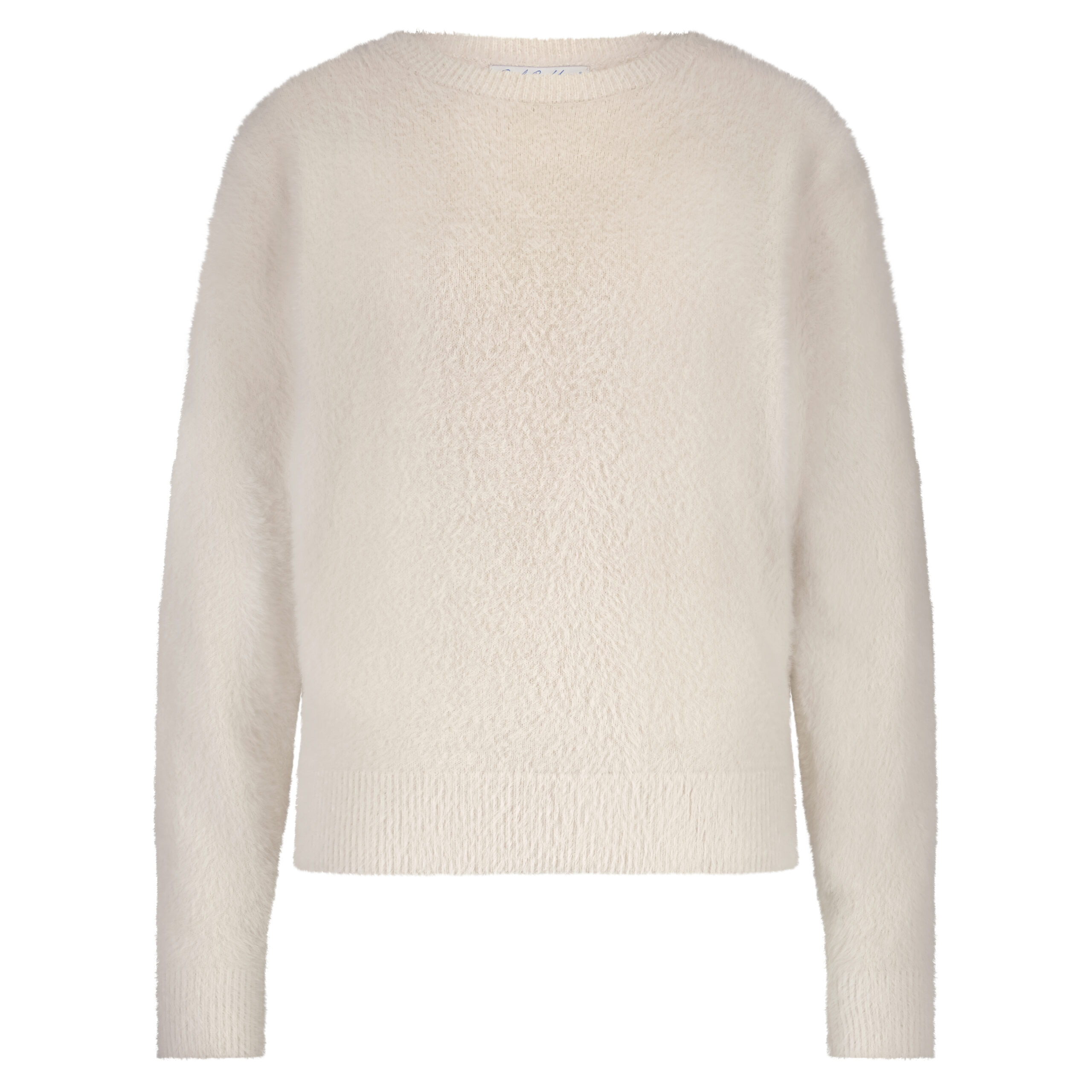Red Button Fuzzy sweater cream