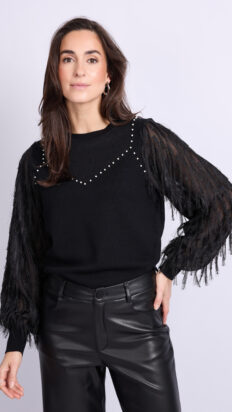 C&S Karlijn trui zwart