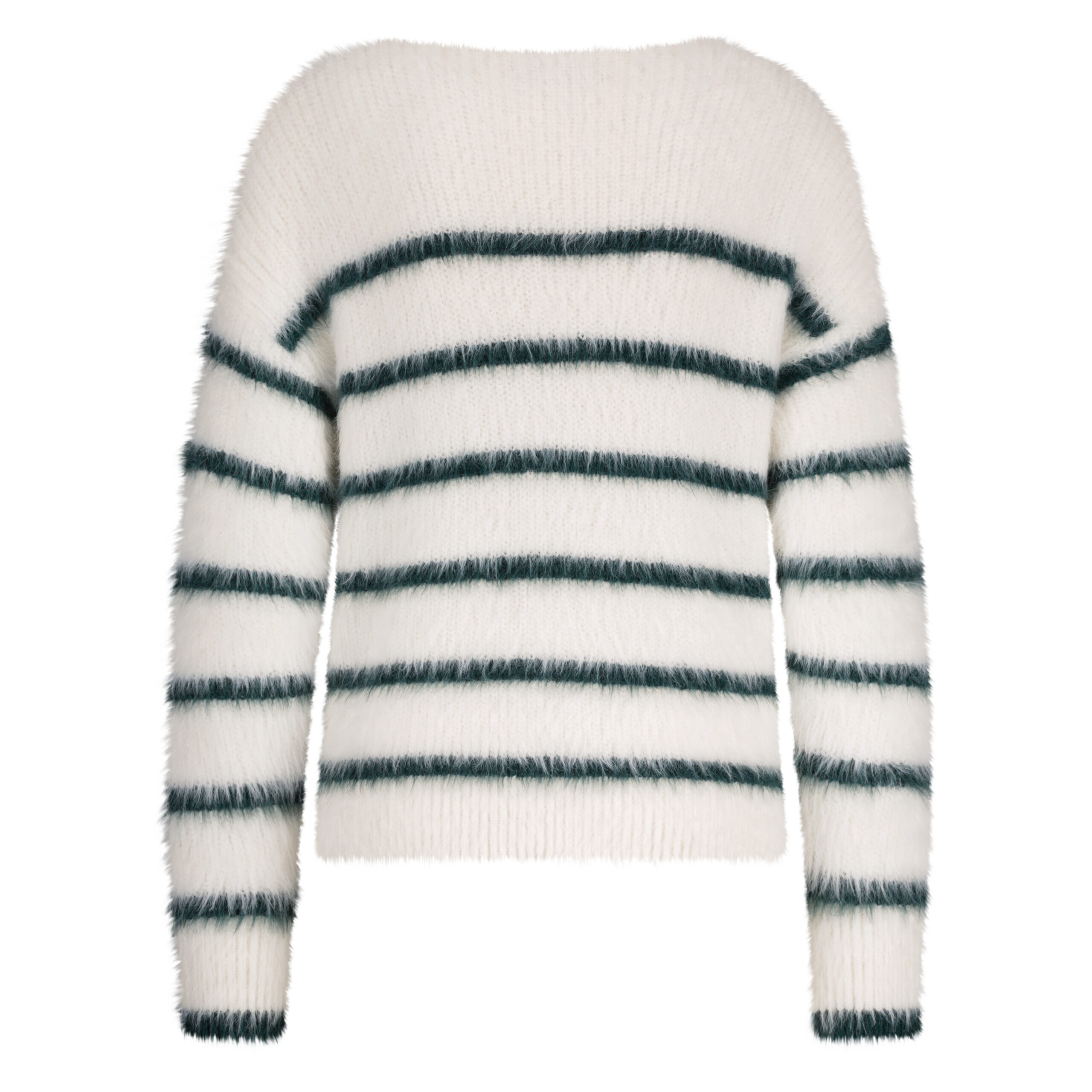Red Button Fuzzy sweater stripe pine - Afbeelding 2