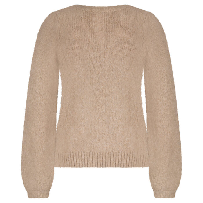 Red Button Sweater RB logo almond - Afbeelding 3