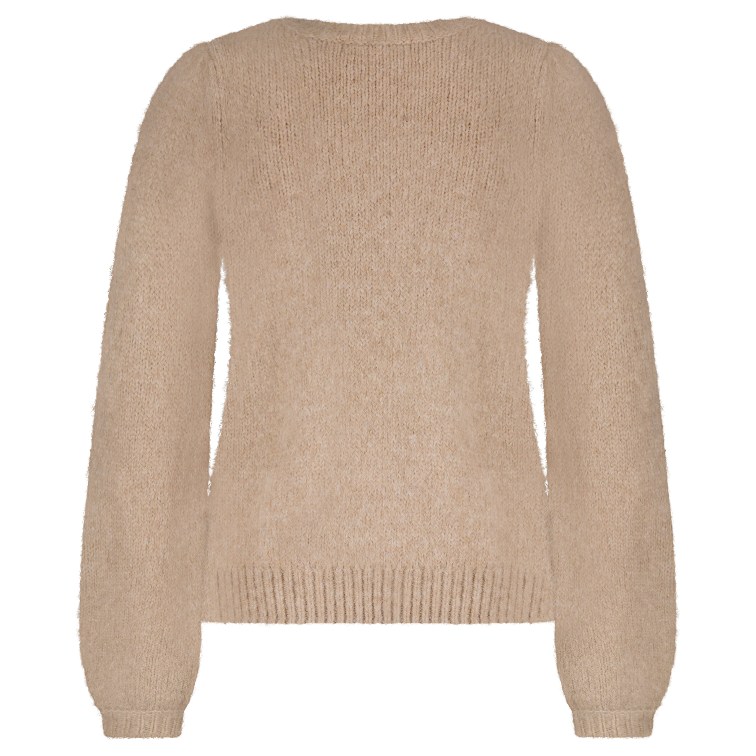 Red Button Sweater RB logo almond - Afbeelding 3