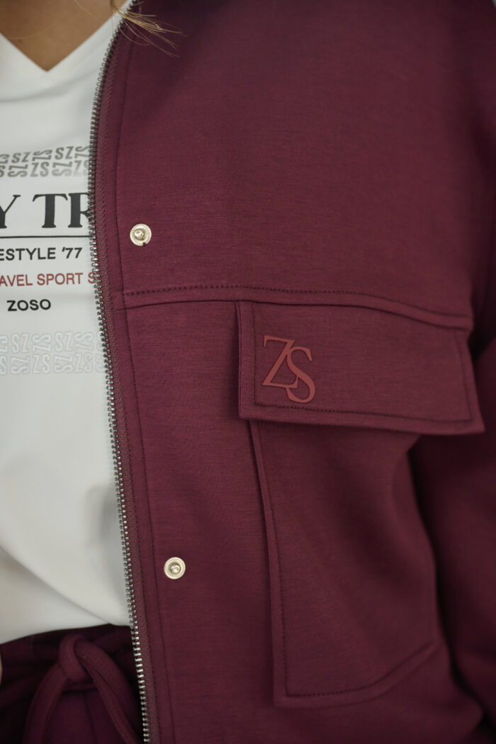 Zoso Jacky jacket bordeaux - Afbeelding 2