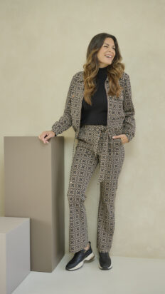 Zoso Pretty broek black camel