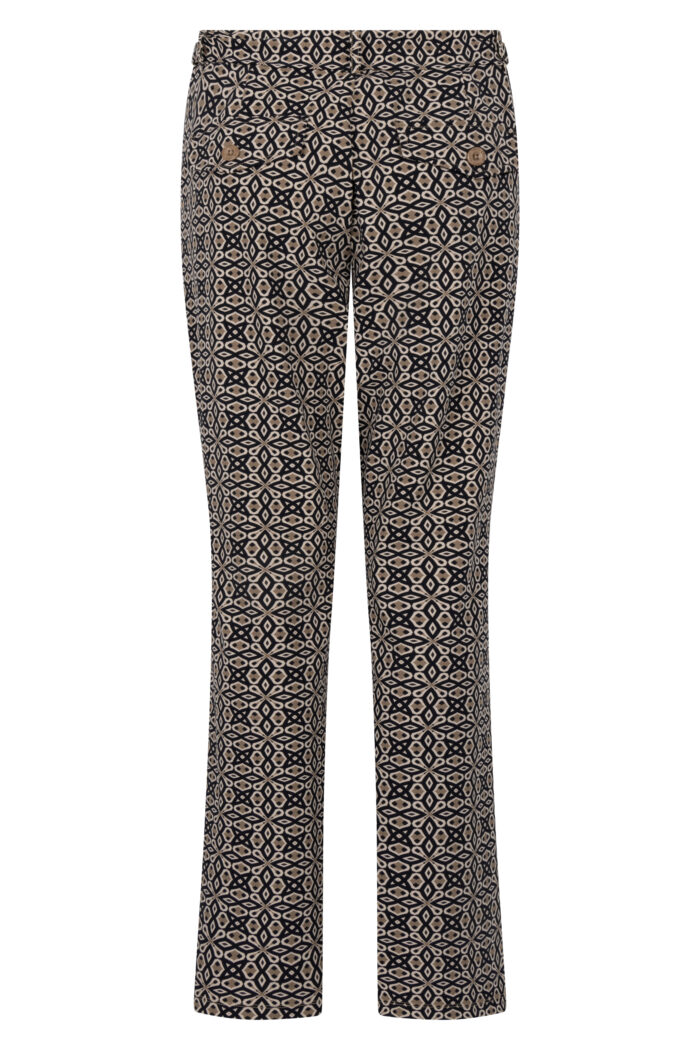 Zoso Pretty broek black camel - Afbeelding 3