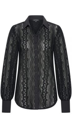 Mi Piaci kanten blouse zwart