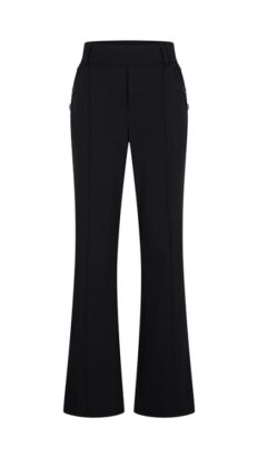 Mi Piaci travel broek zwart met knopen